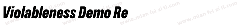 Violableness Demo Re字体转换